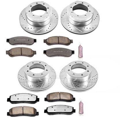PowerStop Front and Rear Z36 Truck & Tow Brake Kit | Ford F-350 Super Duty (10-11) (K5574-36)