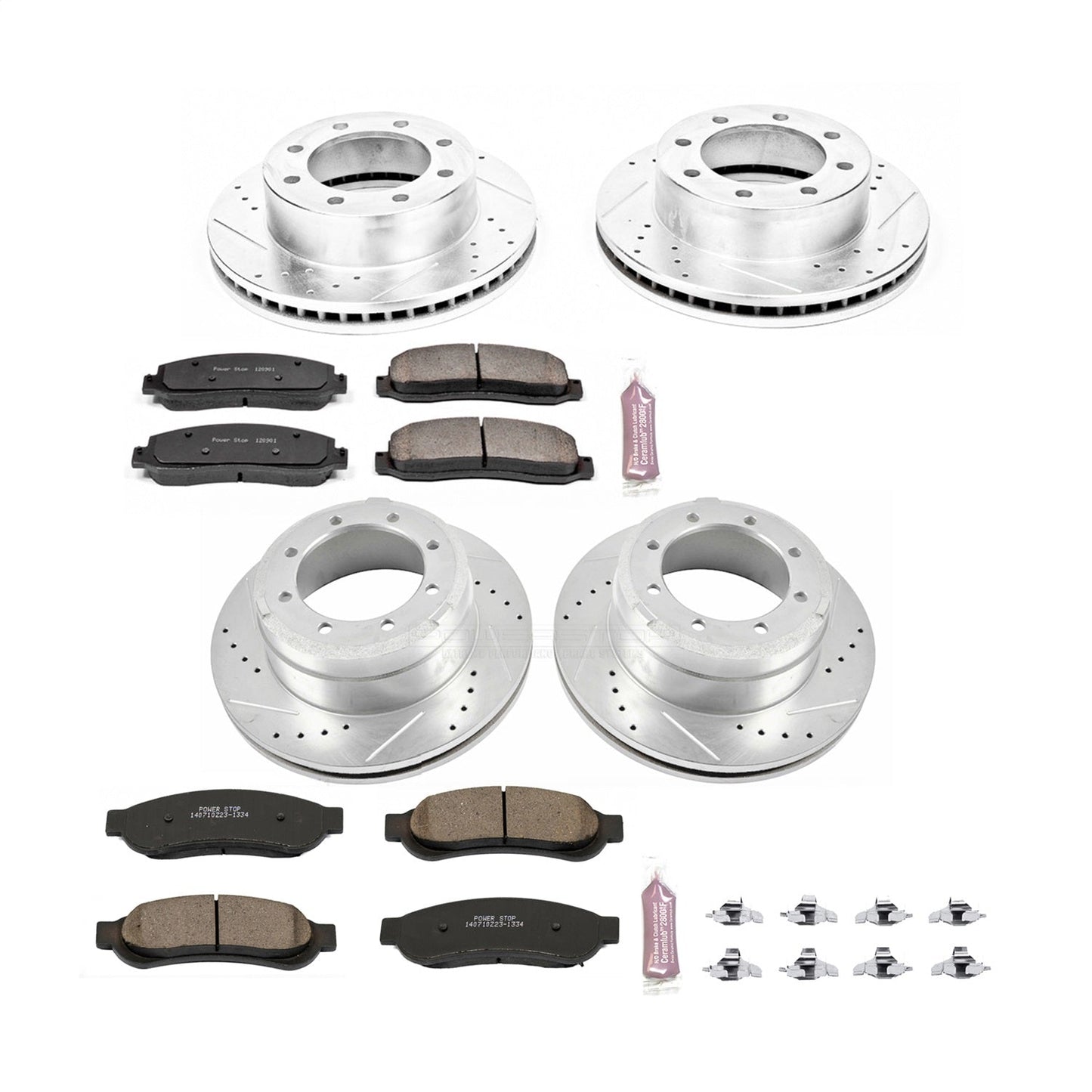 PowerStop Front & Rear Z23 Evolution Brake Kit | Ford F-350 Super Duty (10-11) (K5574)