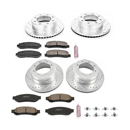 PowerStop Front & Rear Z23 Evolution Brake Kit | Ford F-350 Super Duty (10-11) (K5574)