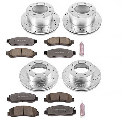 PowerStop Front and Rear Z36 Truck & Tow Brake Kit | Ford F-250 Super Duty (10-11) (K5575-36)