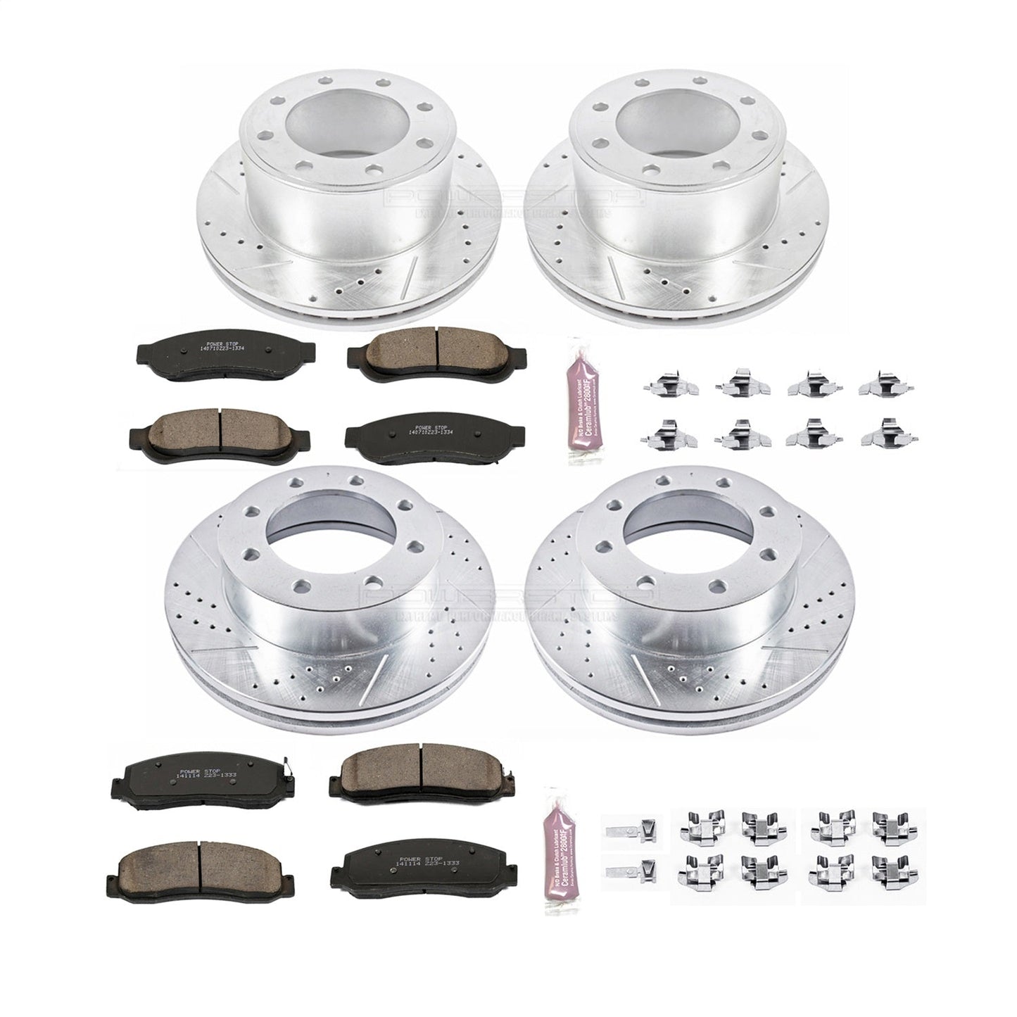 PowerStop Front & Rear Z23 Evolution Brake Kit | Ford F-350 Super Duty (10-11) (K5575)