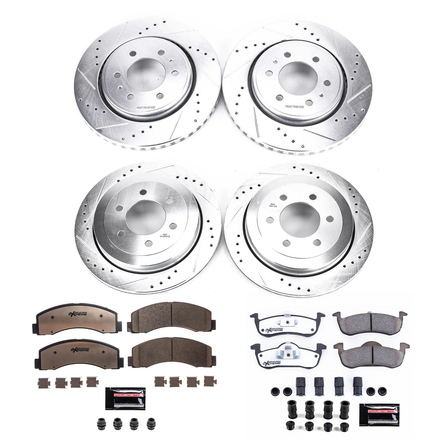 PowerStop Front & Rear Z36 Truck & Tow Brake Kit | Ford Expedition (10-17) (K5577-36)