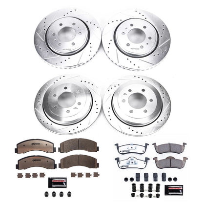 PowerStop Front & Rear Z36 Truck & Tow Brake Kit | Ford Expedition (10-17) (K5577-36)