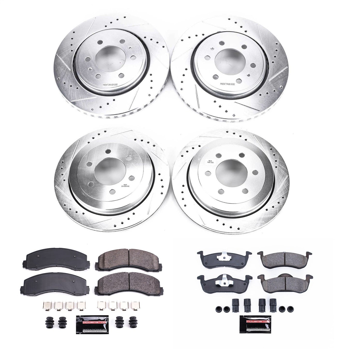 PowerStop Front & Rear Z23 Evolution Sport Brake Kit | Ford Expedition (10-17) (K5577)