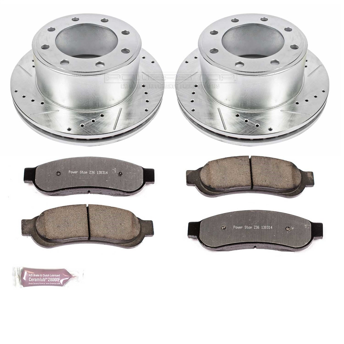 PowerStop Rear Z36 Truck & Tow Brake Kit | Ford F-350 Super Duty (10-12) (K5578-36)