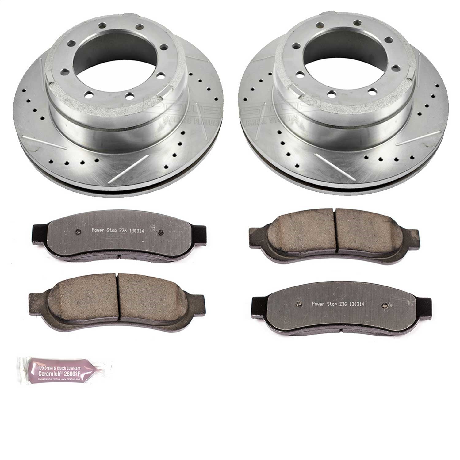 PowerStop Rear Z36 Truck & Tow Brake Kit | Ford F-350 Super Duty (10-12) (K5579-36)
