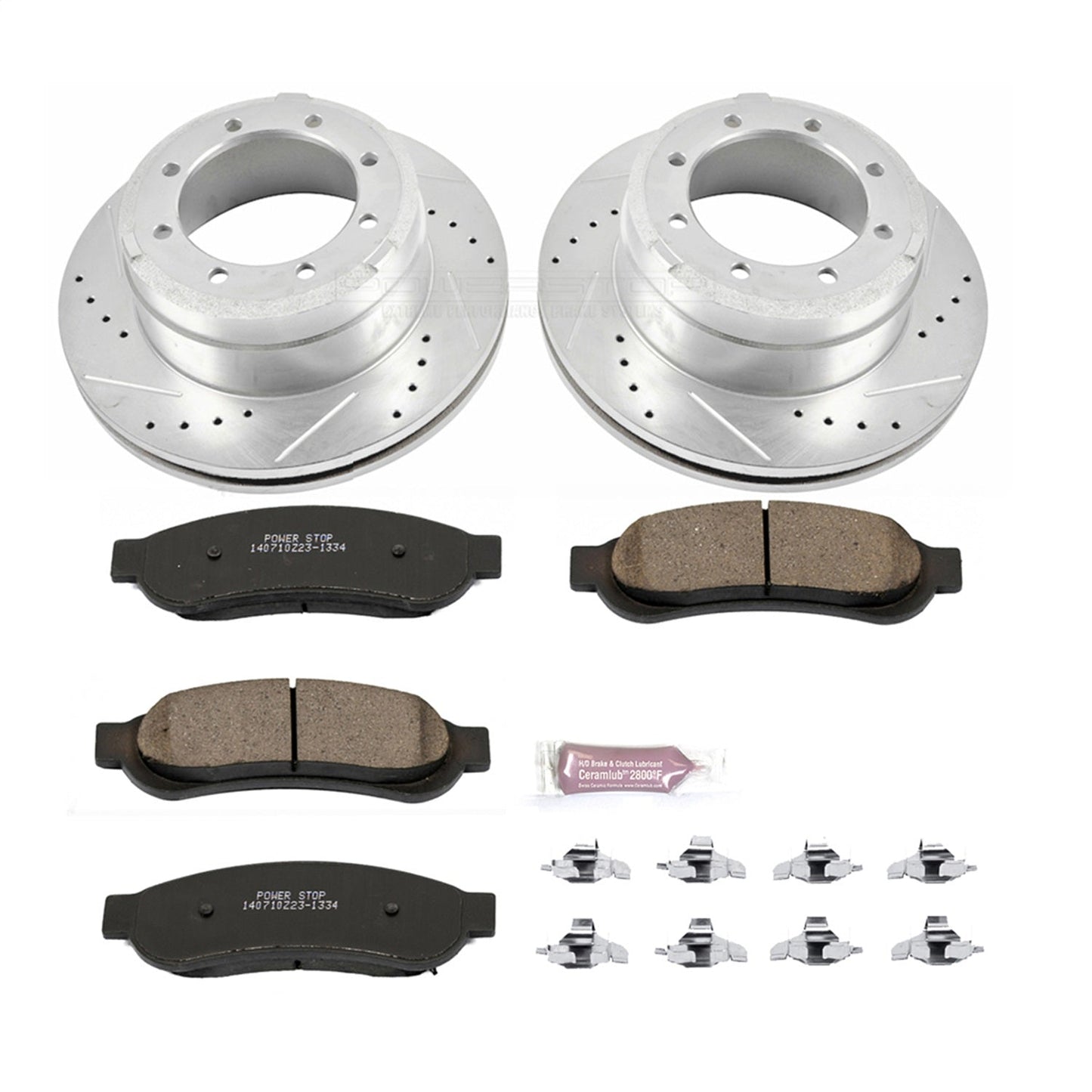 PowerStop Rear Z23 Evolution Sport Brake Kit | Ford F-350 Super Duty (10-12) (K5579)
