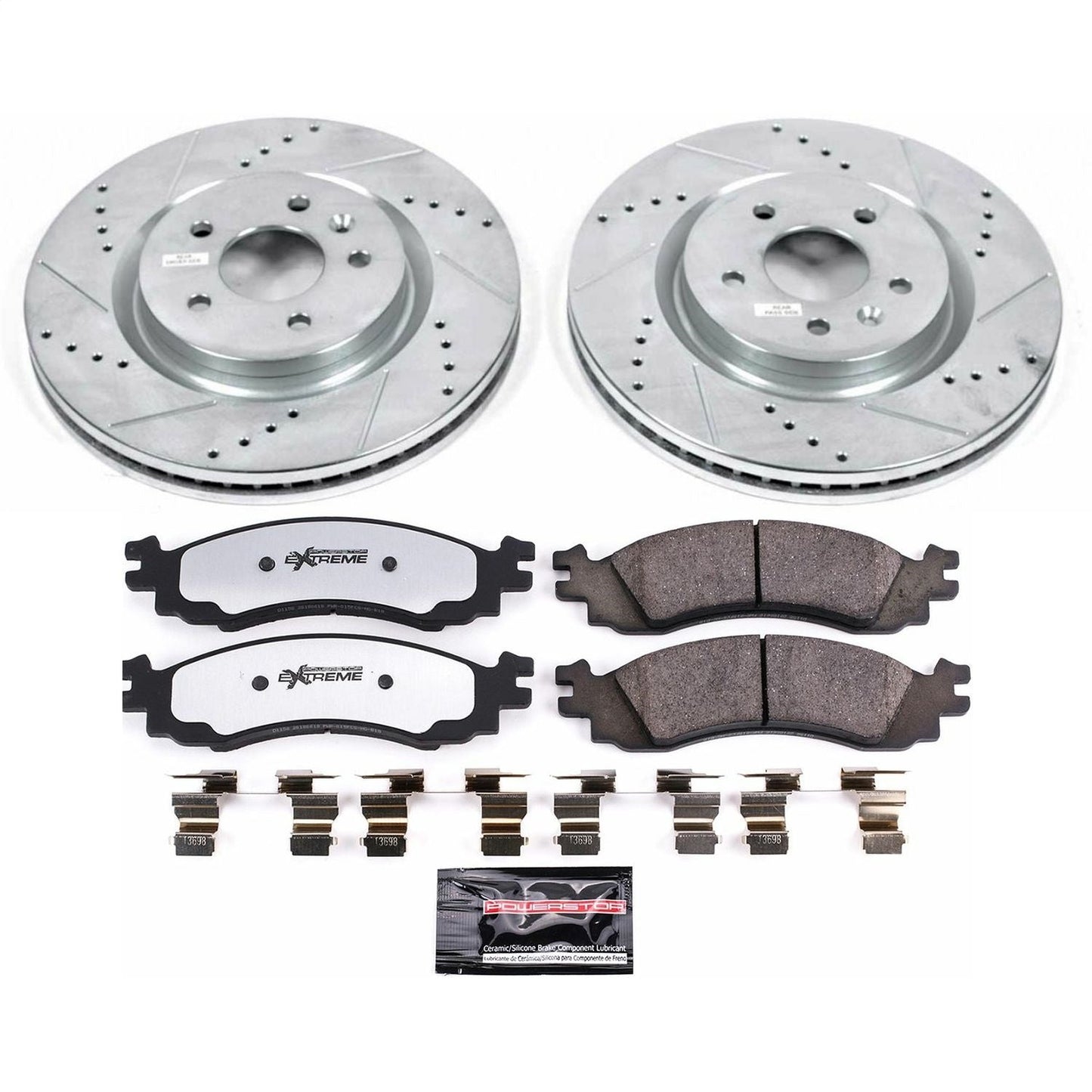 PowerStop Front Z36 Truck & Tow Brake Kit | Ford Taurus (11-12) (K5581-36)