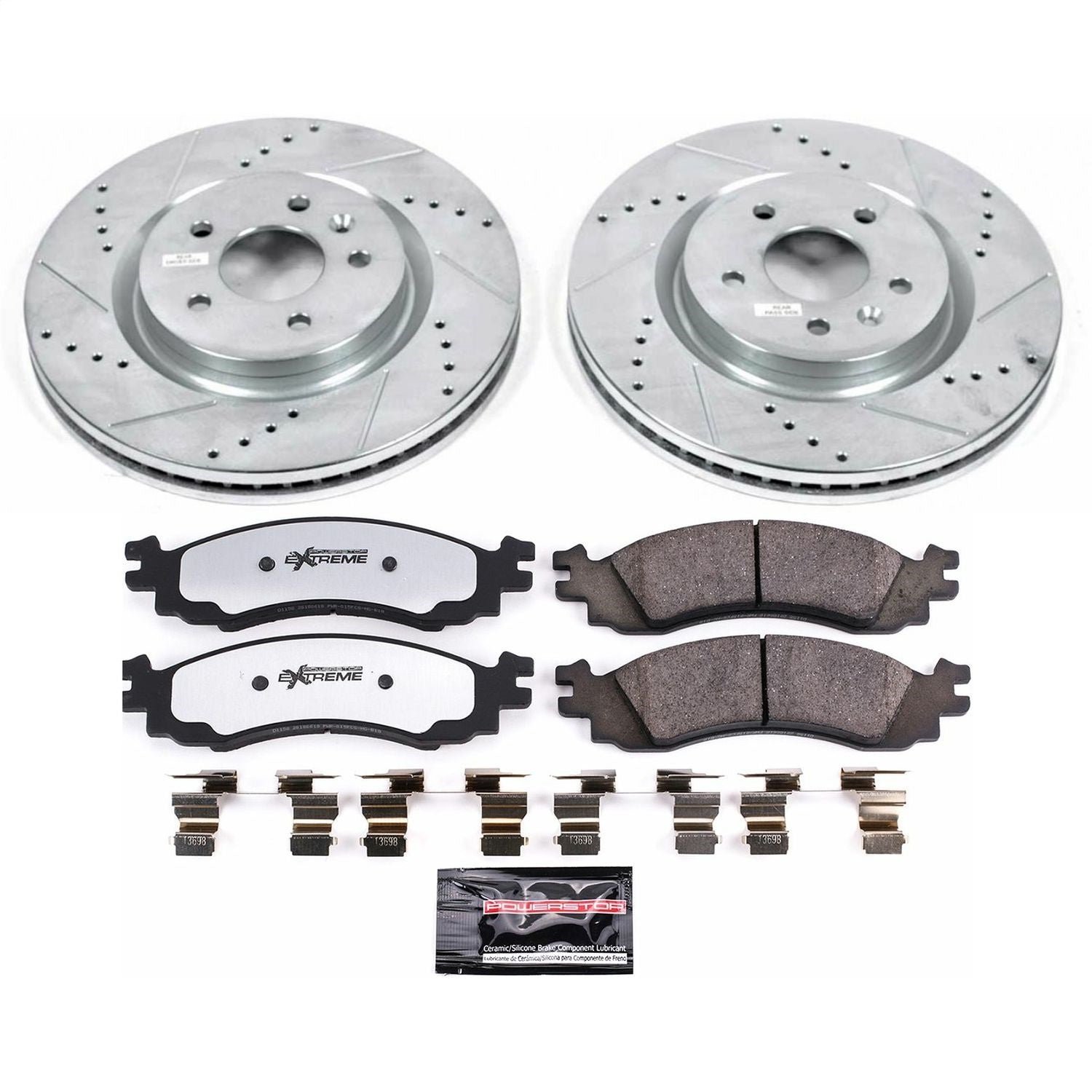 PowerStop Front Z36 Truck & Tow Brake Kit | Ford Taurus (11-12) (K5581-36)