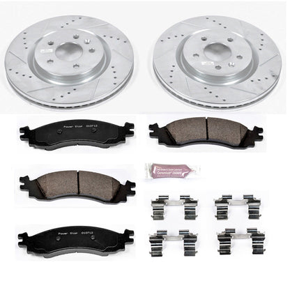 PowerStop Front Z23 Evolution Sport Brake Kit | Ford Taurus (11-12) (K5581)