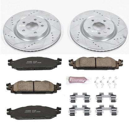 PowerStop Front Z23 Evolution Sport Brake Kit | Ford Explorer (11-19) (K5583)
