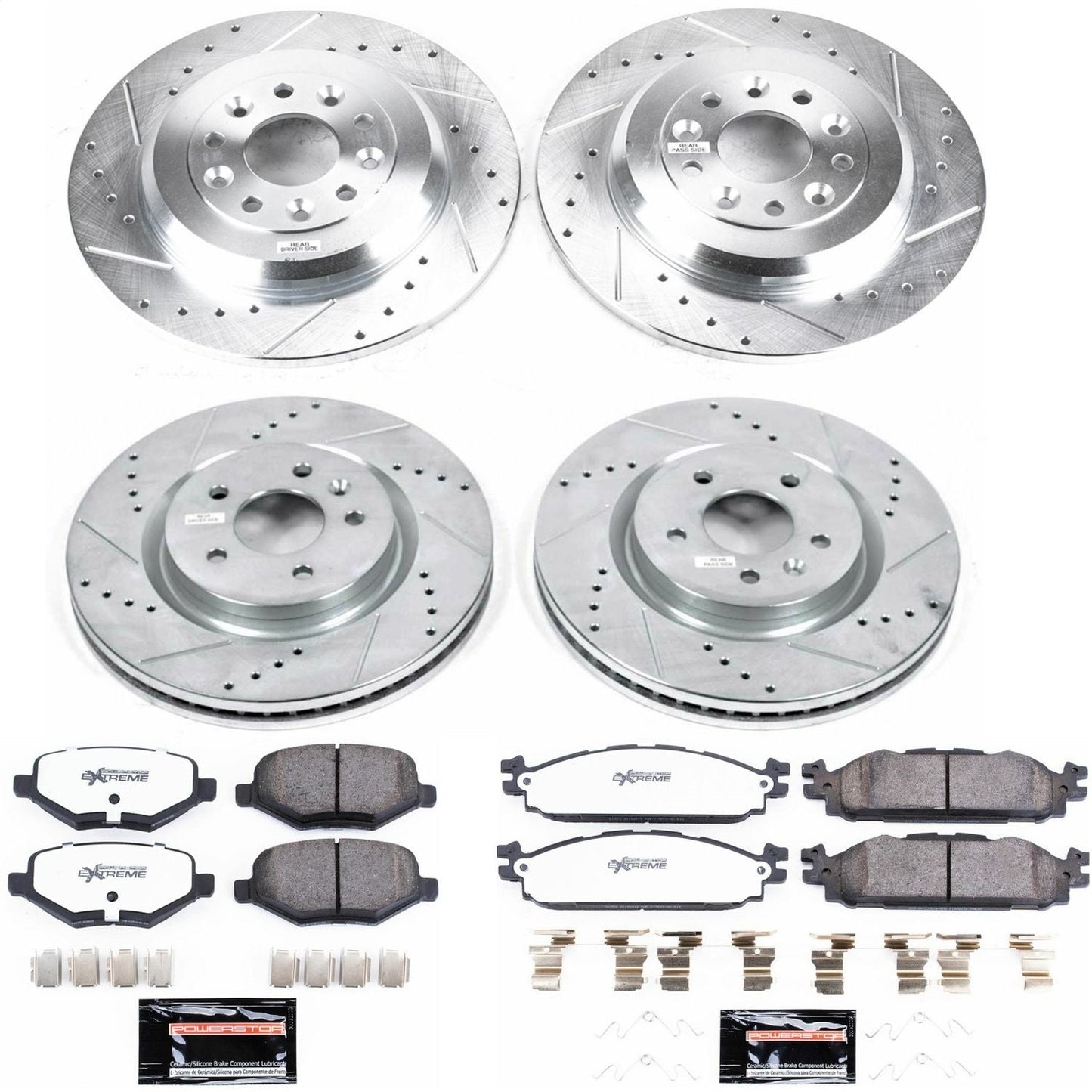 PowerStop Front & Rear Z36 Truck & Tow Brake Kit | Ford Explorer (11-19) (K5584-36)