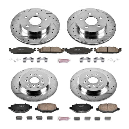 PowerStop Front & Rear Z23 Evolution Sport Brake Kit | Ford Explorer (11-19) (K5584)