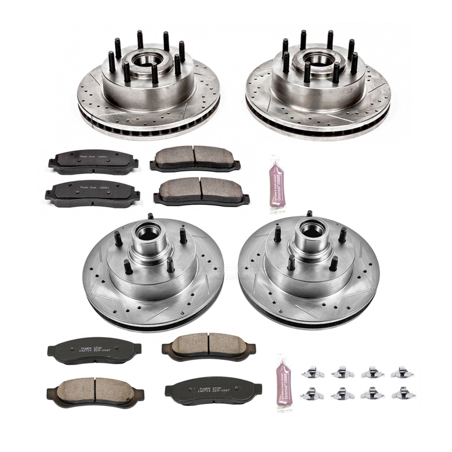 PowerStop Front & Rear Z23 Evolution Brake Kit | Ford F-250 Super Duty (07-08) (K5586)