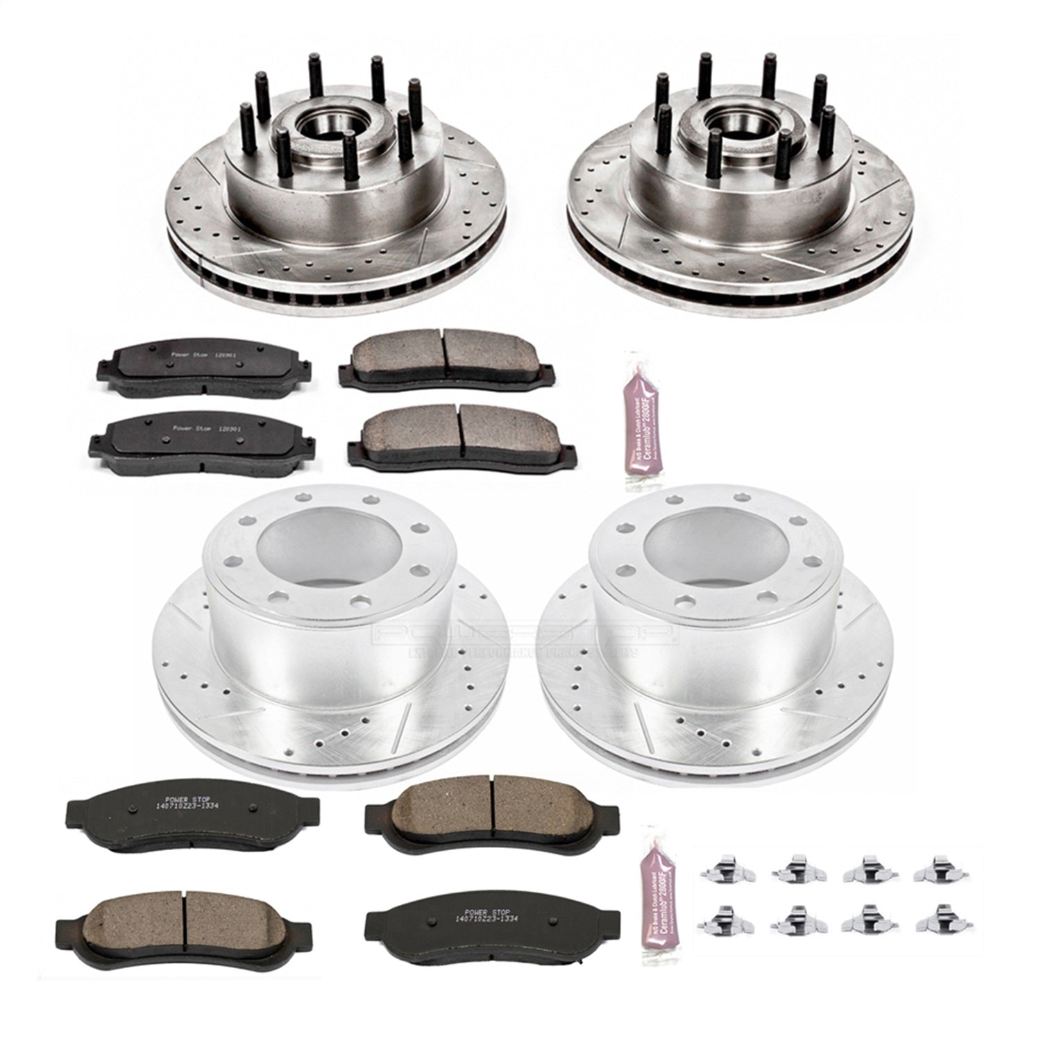 PowerStop Front & Rear Z23 Evolution Brake Kit | Ford F-350 Super Duty (2010) (K5587)