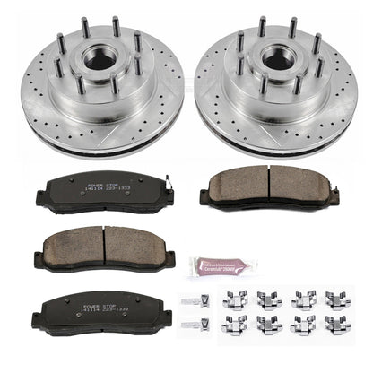 PowerStop Front Z23 Evolution Brake Kit | Ford F-350 Super Duty (10-11) (K5588)