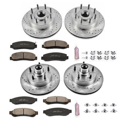 PowerStop Front & Rear Z23 Evolution Brake Kit | Ford F-250 Super Duty (09-10) (K5589)