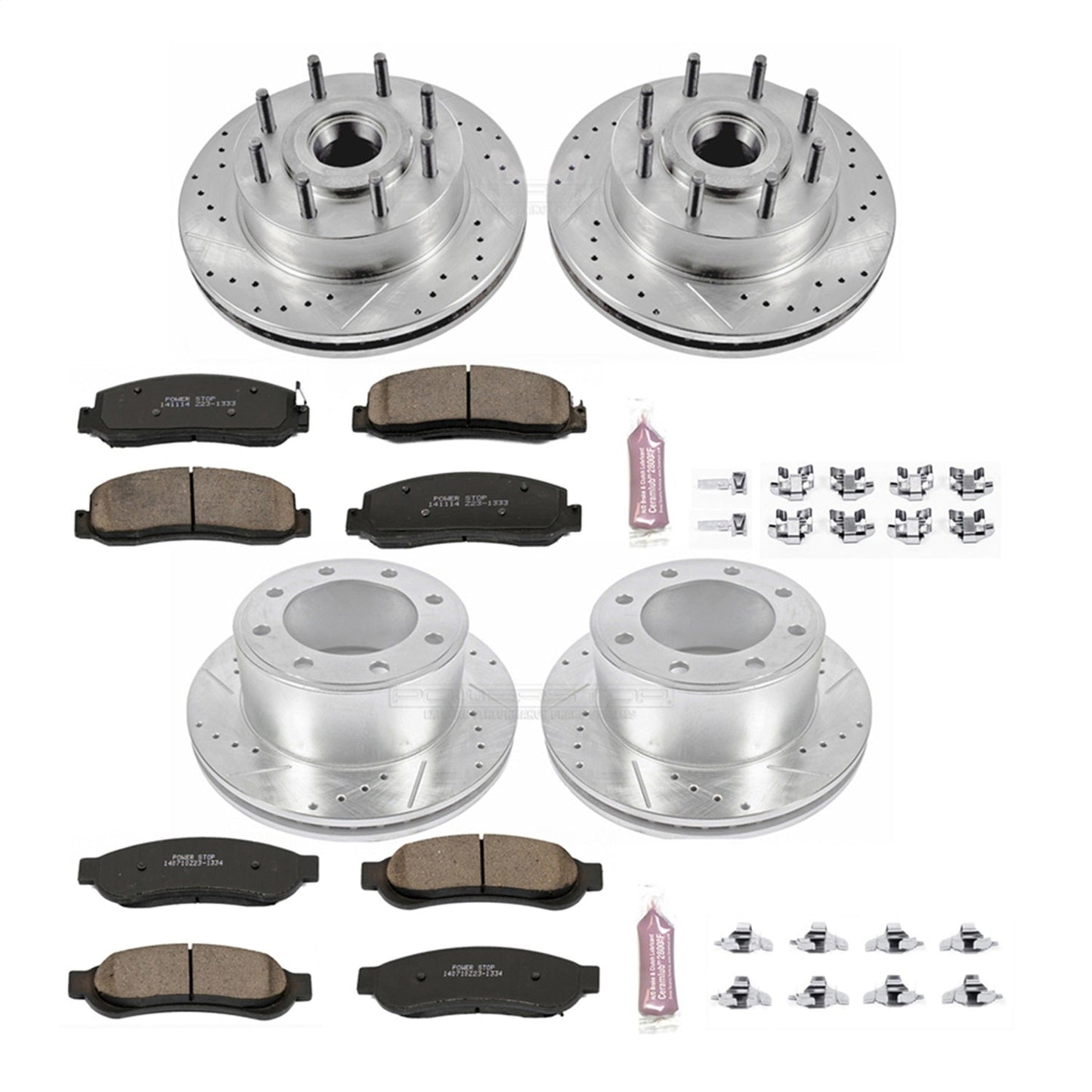 PowerStop Front & Rear Z23 Evolution Brake Kit | Ford F-350 Super Duty (10-11) (K5590)