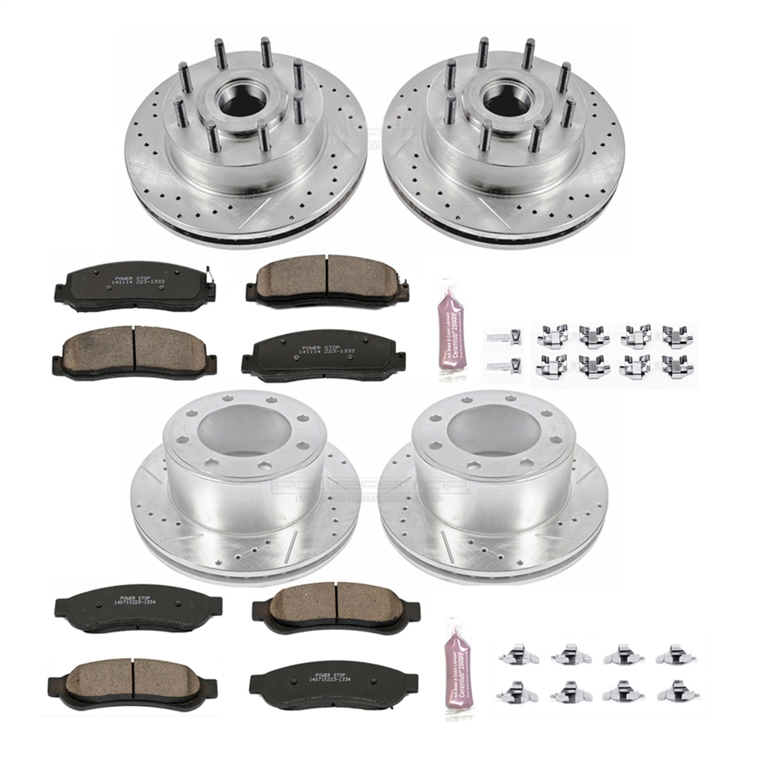 PowerStop Front & Rear Z23 Evolution Brake Kit | Ford F-350 Super Duty (10-11) (K5590)