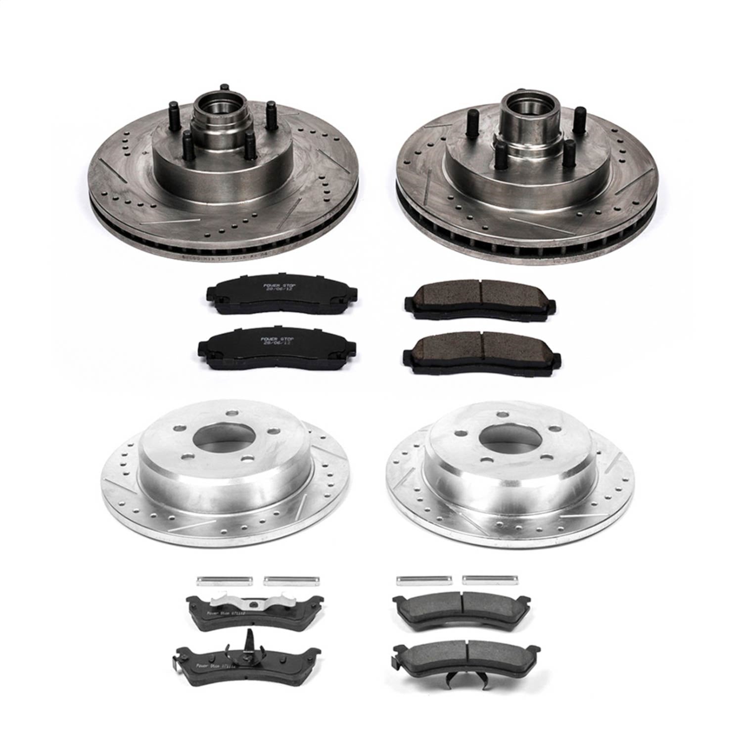 PowerStop Front & Rear Z23 Evolution Sport Brake Kit | Ford Explorer (01-02) (K5594)