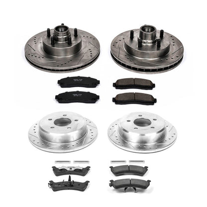 PowerStop Front & Rear Z23 Evolution Sport Brake Kit | Ford Explorer (01-02) (K5594)