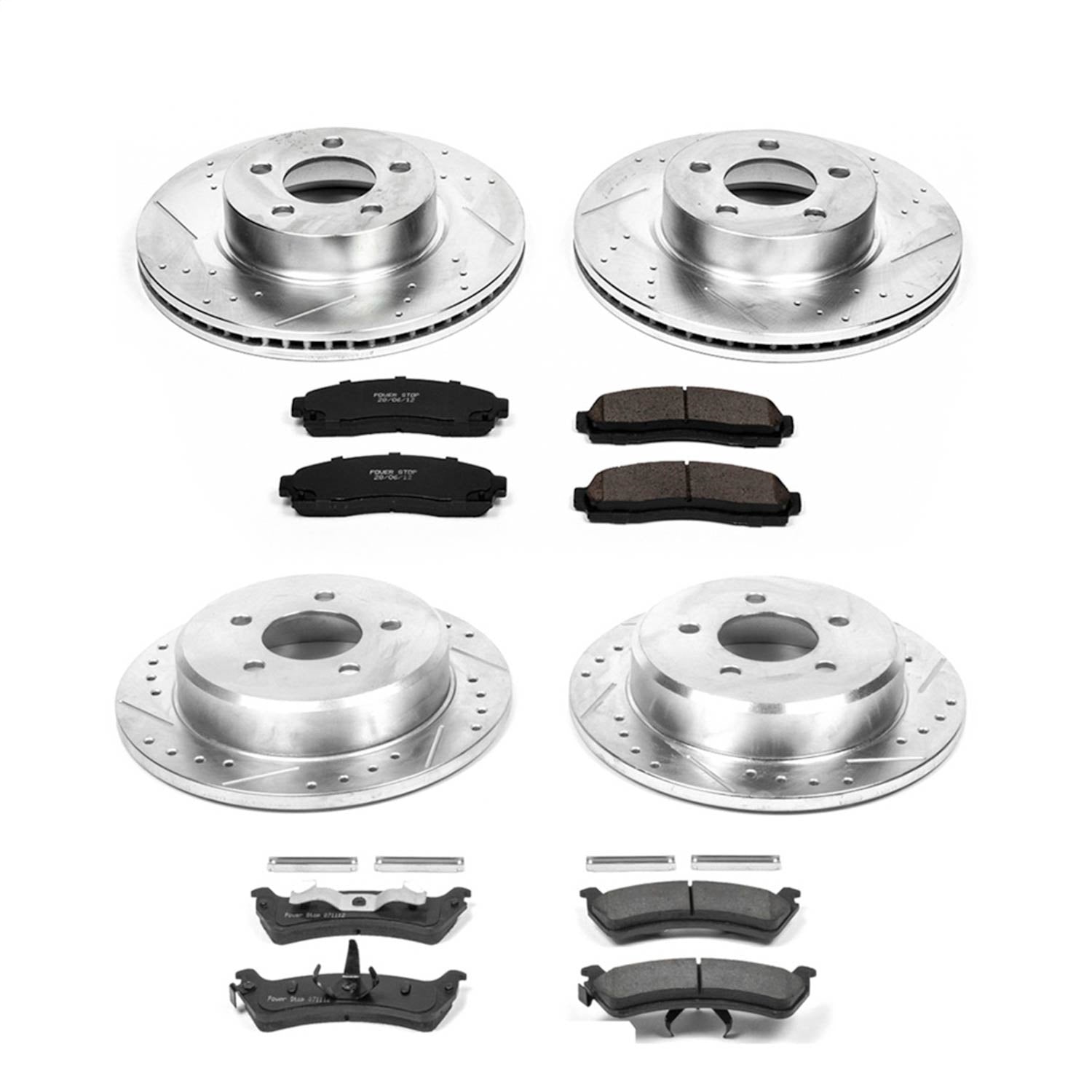 PowerStop Front & Rear Z23 Evolution Sport Brake Kit | Ford Explorer (01-02) (K5596)