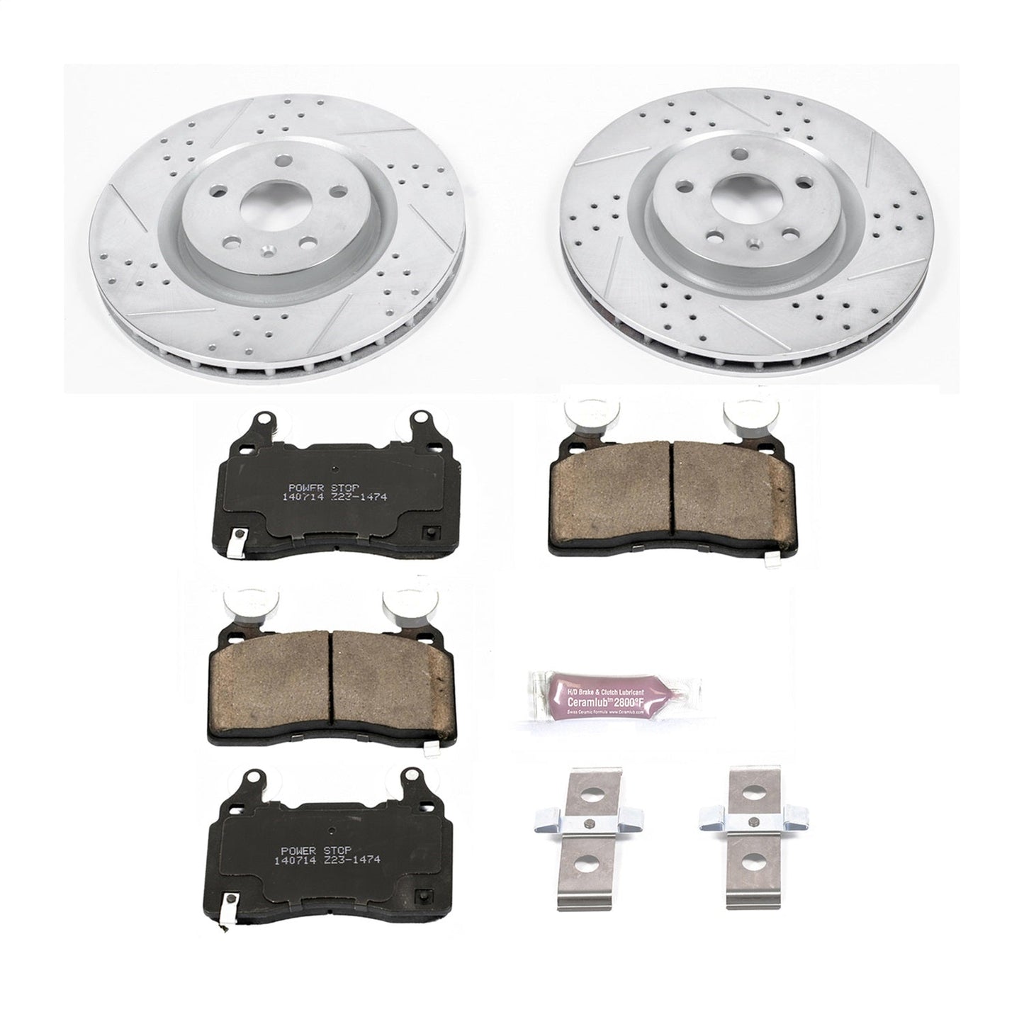 PowerStop Front Z23 Evolution Sport Brake Kit | Chevrolet Camaro (10-15) (K5602)