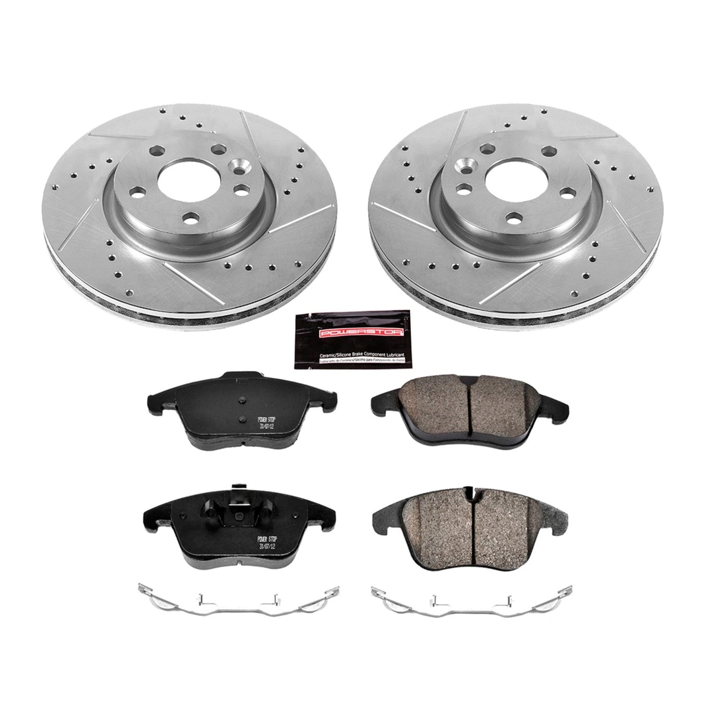 PowerStop Front Z23 Evolution Sport Brake Kit | Volvo S60 (11-14) (K5608)