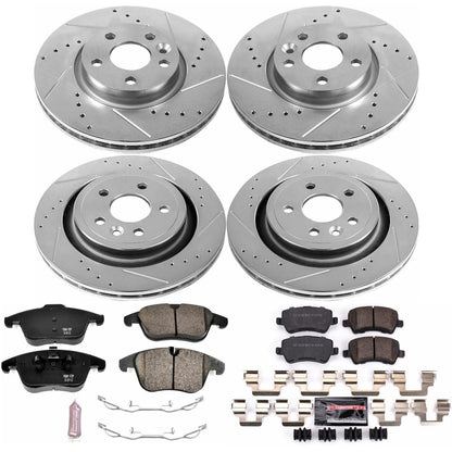 PowerStop Front & Rear Z23 Evolution Sport Brake Kit | Volvo XC70 (09-13) (K5609)