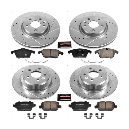 PowerStop Front & Rear Z23 Evolution Sport Brake Kit | Volvo S80 (07-11) (K5610)