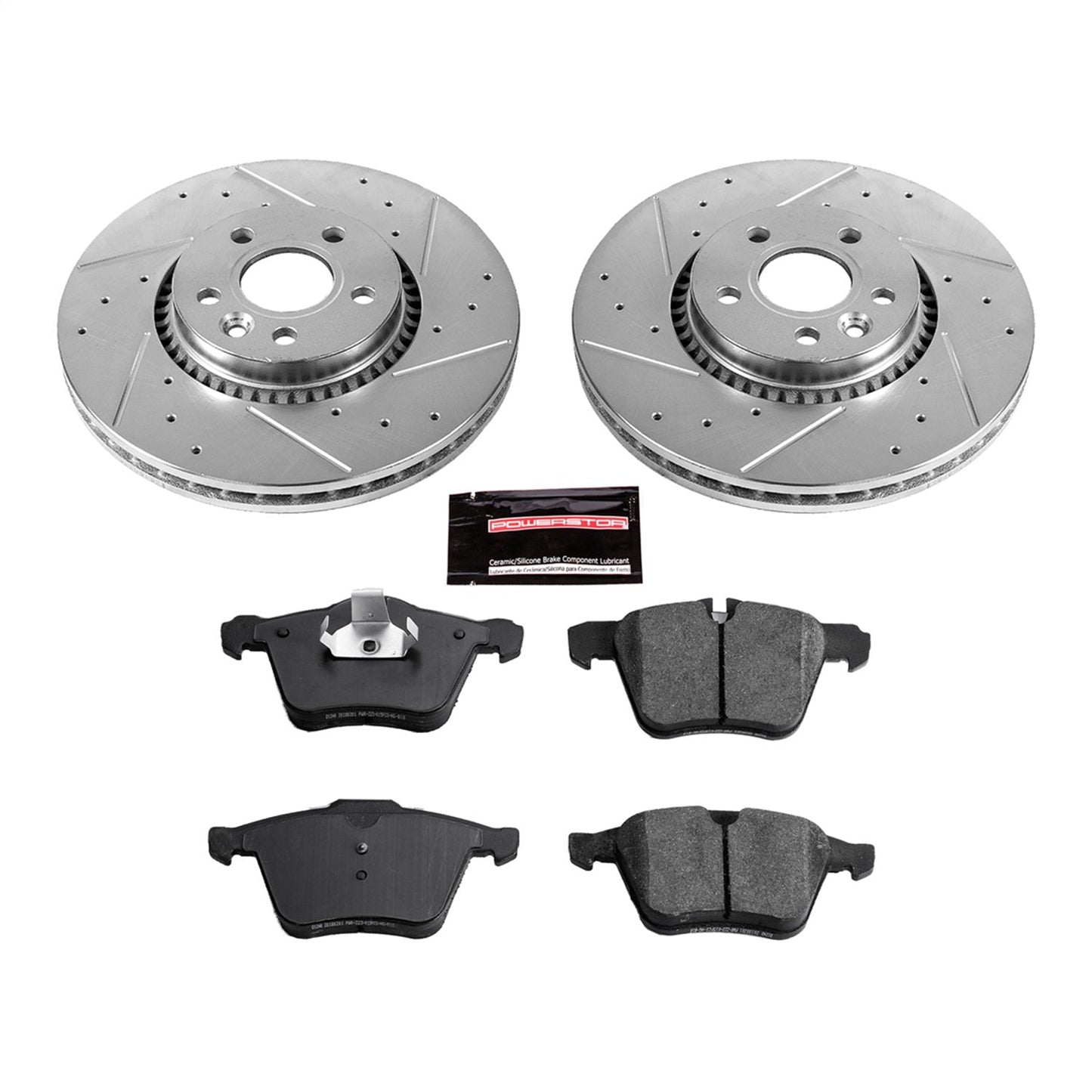PowerStop Front Z23 Evolution Sport Brake Kit | Volvo S60 (11-14) (K5613)
