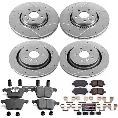 PowerStop Front & Rear Z23 Evolution Sport Brake Kit | Volvo S60 (11-14) (K5614)