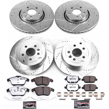 PowerStop Front & Rear Z36 Truck & Tow Brake Kit | Land Rover LR2 (08-12) (K5616-36)