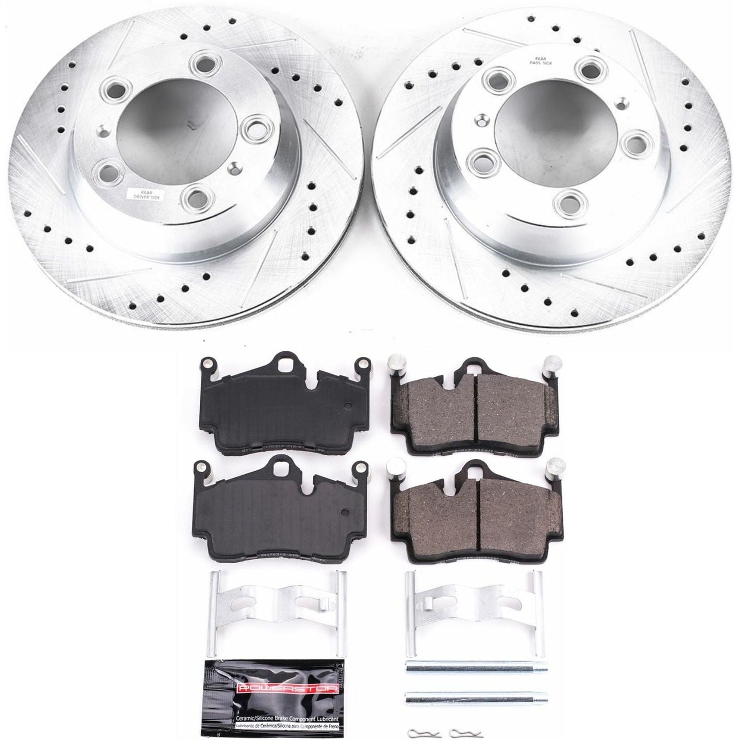 PowerStop Rear Z23 Evolution Sport Brake Kit | Porsche Boxster (05-12) (K5633)