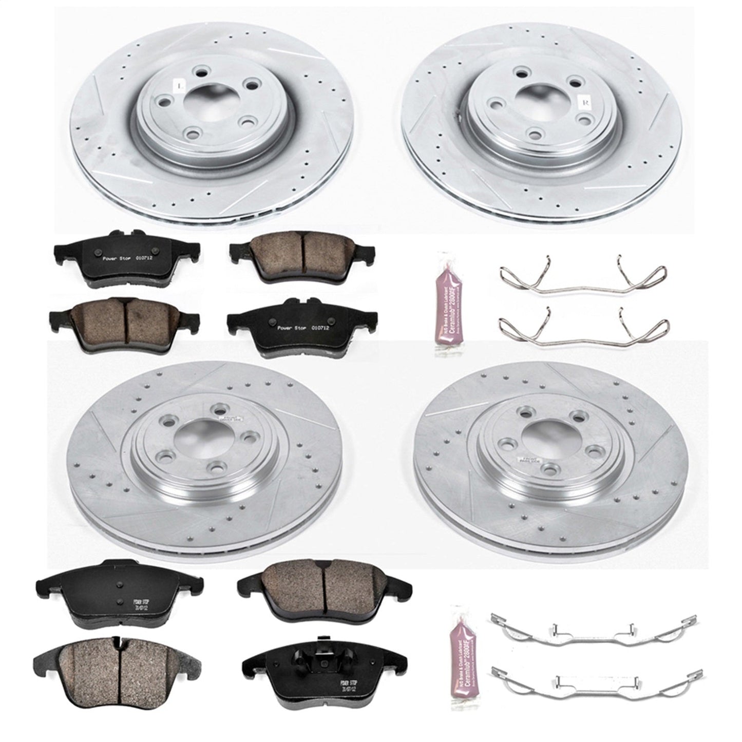 PowerStop Front & Rear Z23 Evolution Sport Brake Kit | Jaguar S-Type (06-08) (K5637)