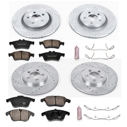 PowerStop Front & Rear Z23 Evolution Sport Brake Kit | Jaguar S-Type (06-08) (K5637)
