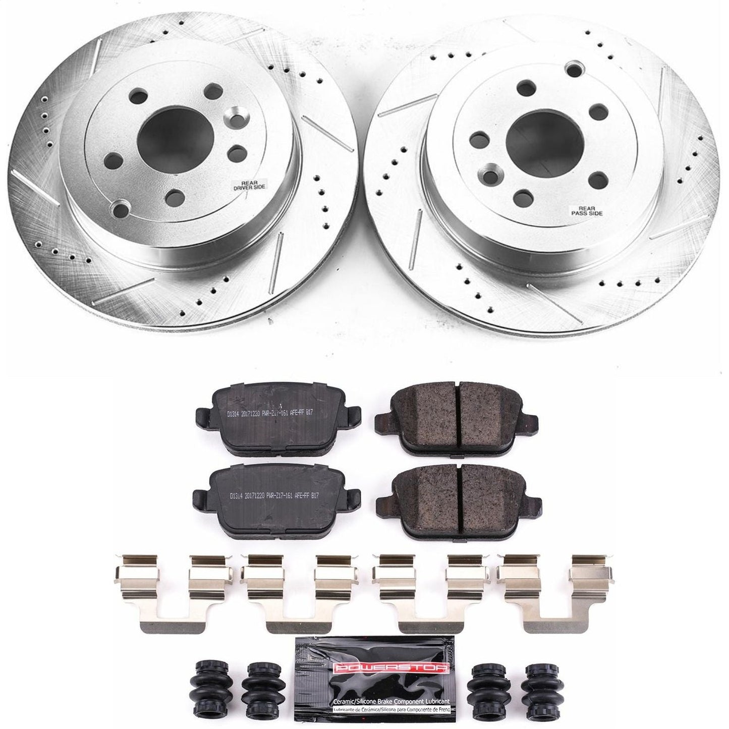 PowerStop Rear Z23 Evolution Brake Kit | Land Rover LR2 (08-12) (K5653)
