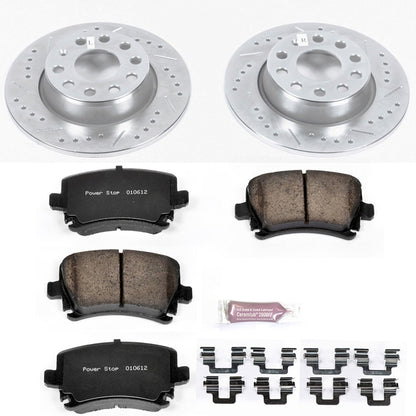 PowerStop Rear Z23 Evolution Sport Brake Kit | Audi A3 Quattro 2013 (K5666)