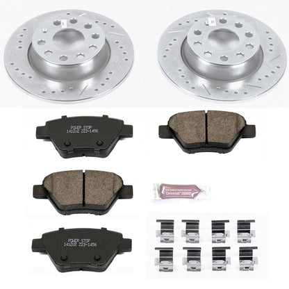 PowerStop Rear Z23 Evolution Sport Brake Kit | Audi A3 (10-12) (K5667)