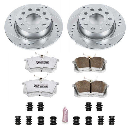PowerStop Rear Z26 Street Warrior Brake Kit | Audi A3 (10-13) (K5671-26)