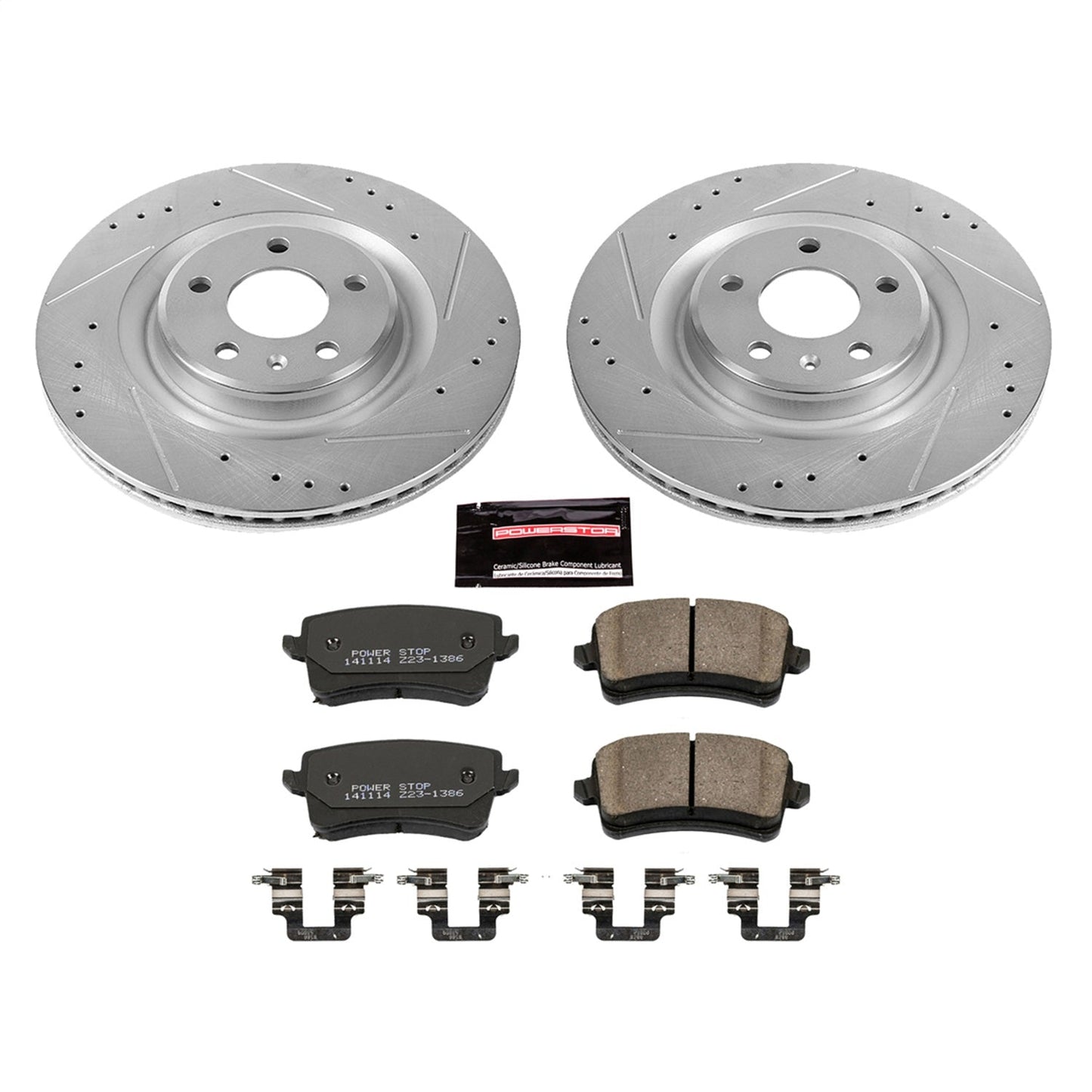 PowerStop Rear Z23 Evolution Sport Brake Kit | Audi Q5 (13-17) (K5678)