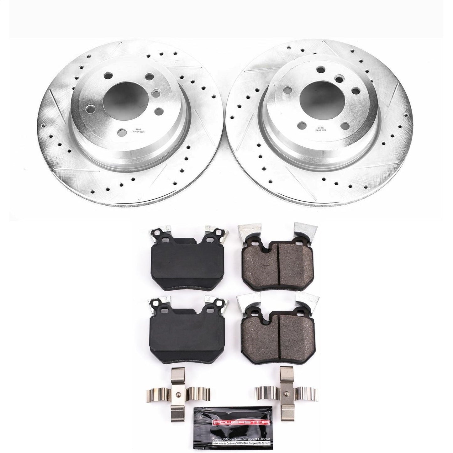 PowerStop Rear Z23 Evolution Sport Brake Kit | BMW 135i (08-10) (K5688)