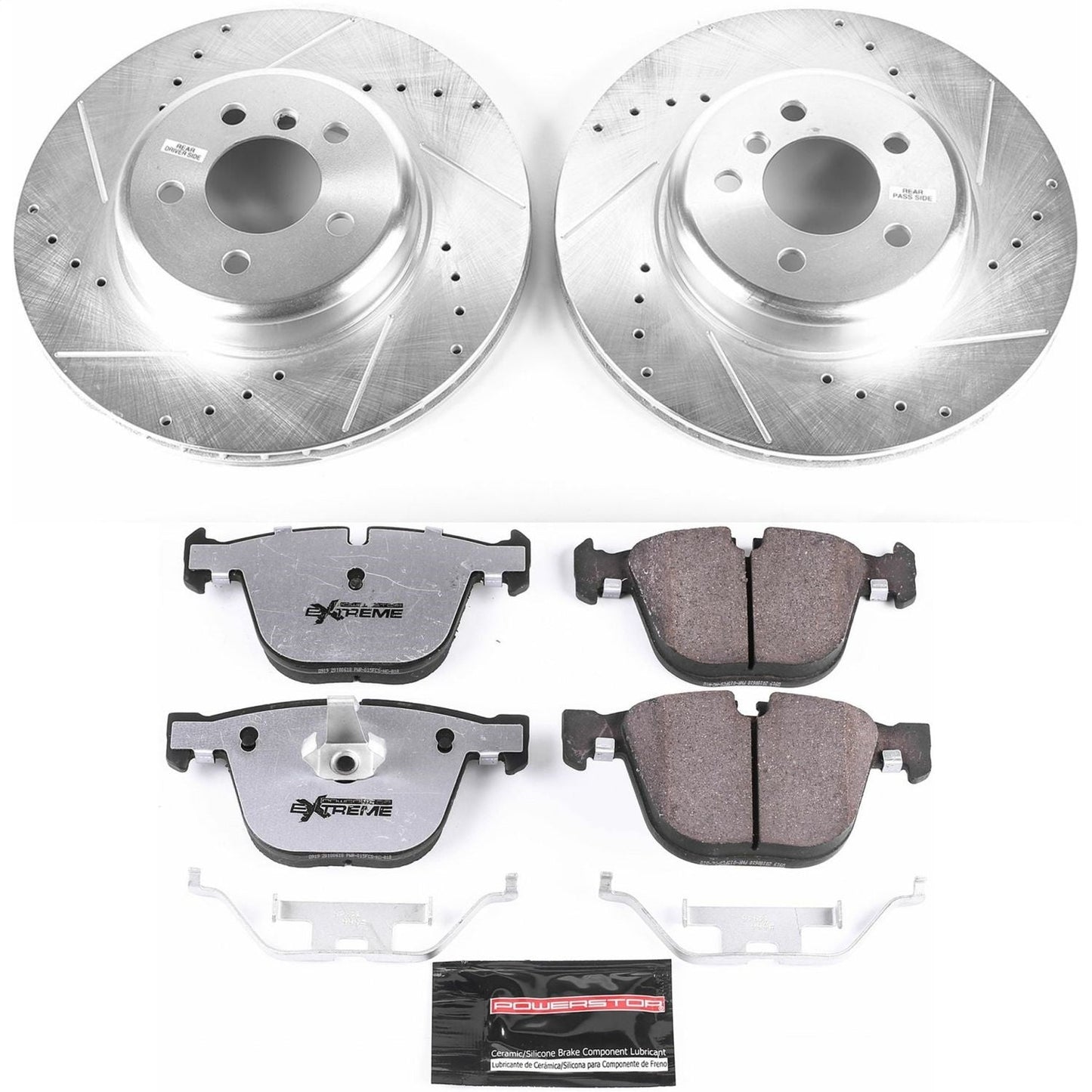 PowerStop Rear Z26 Street Warrior Brake Kit | BMW 740i (11-15) (K5694-26)