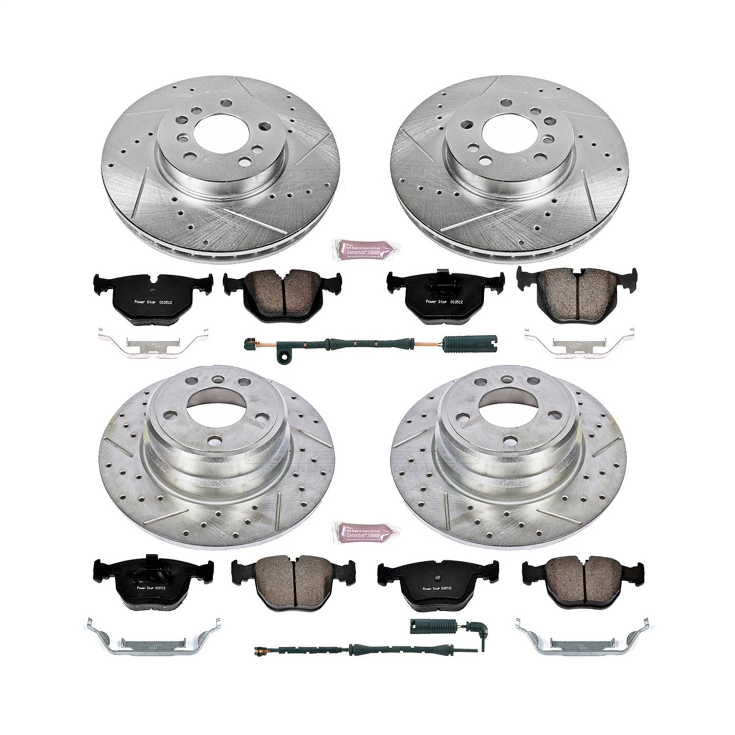 PowerStop Front & Rear Z23 Evolution Sport Brake Kit | BMW X5 (00-06) (K5718)