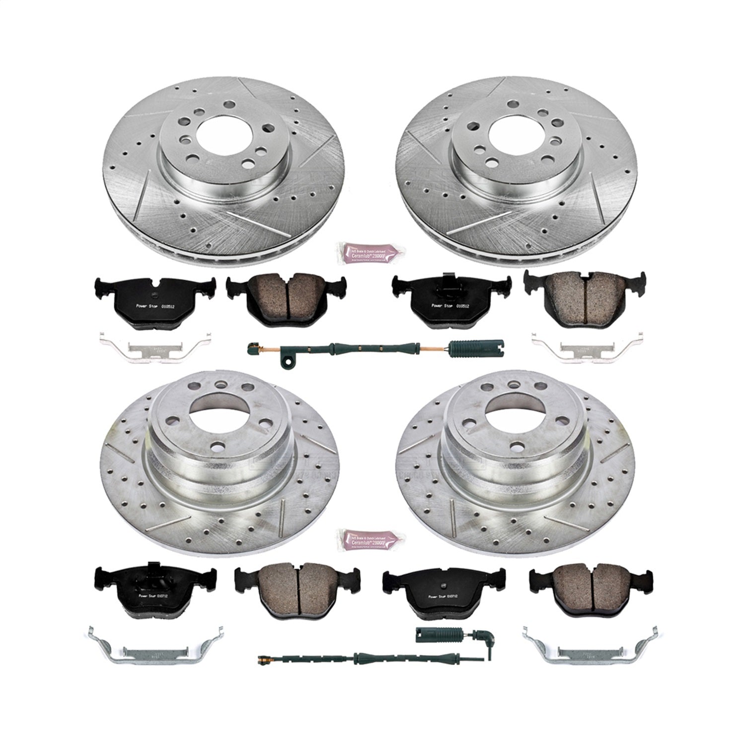PowerStop Front & Rear Z23 Evolution Sport Brake Kit | BMW X5 (00-06) (K5718)