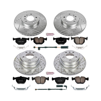 PowerStop Front & Rear Z23 Evolution Sport Brake Kit | BMW X5 (00-06) (K5718)
