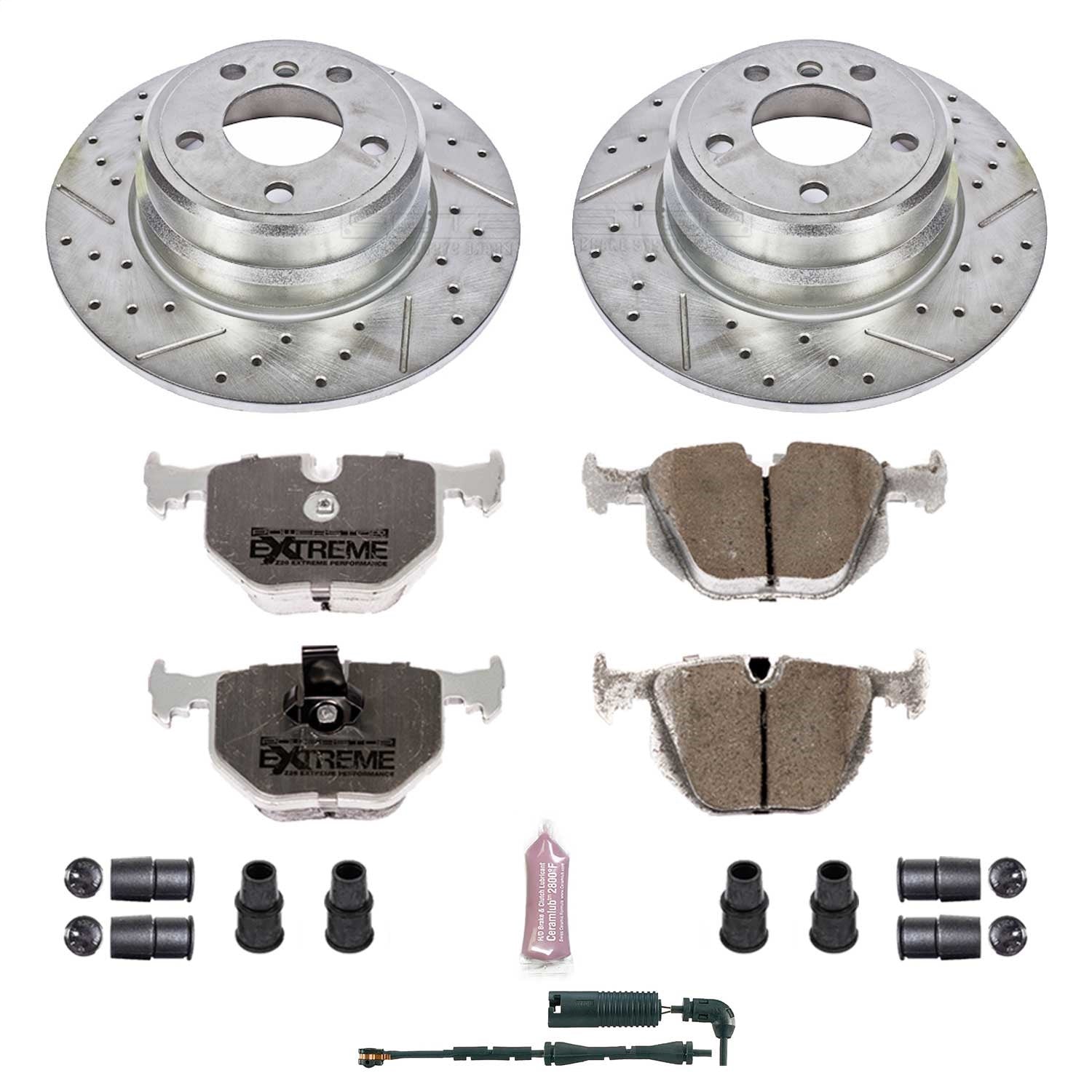 PowerStop Rear Z26 Street Warrior Brake Kit | BMW X5 (00-06) (K5720-26)