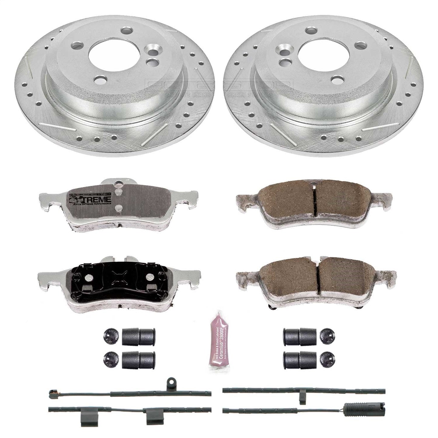 PowerStop Rear Z26 Street Warrior Brake Kit | Mini Cooper (02-06) (K5726-26)
