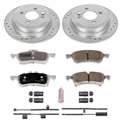 PowerStop Rear Z26 Street Warrior Brake Kit | Mini Cooper (02-06) (K5726-26)