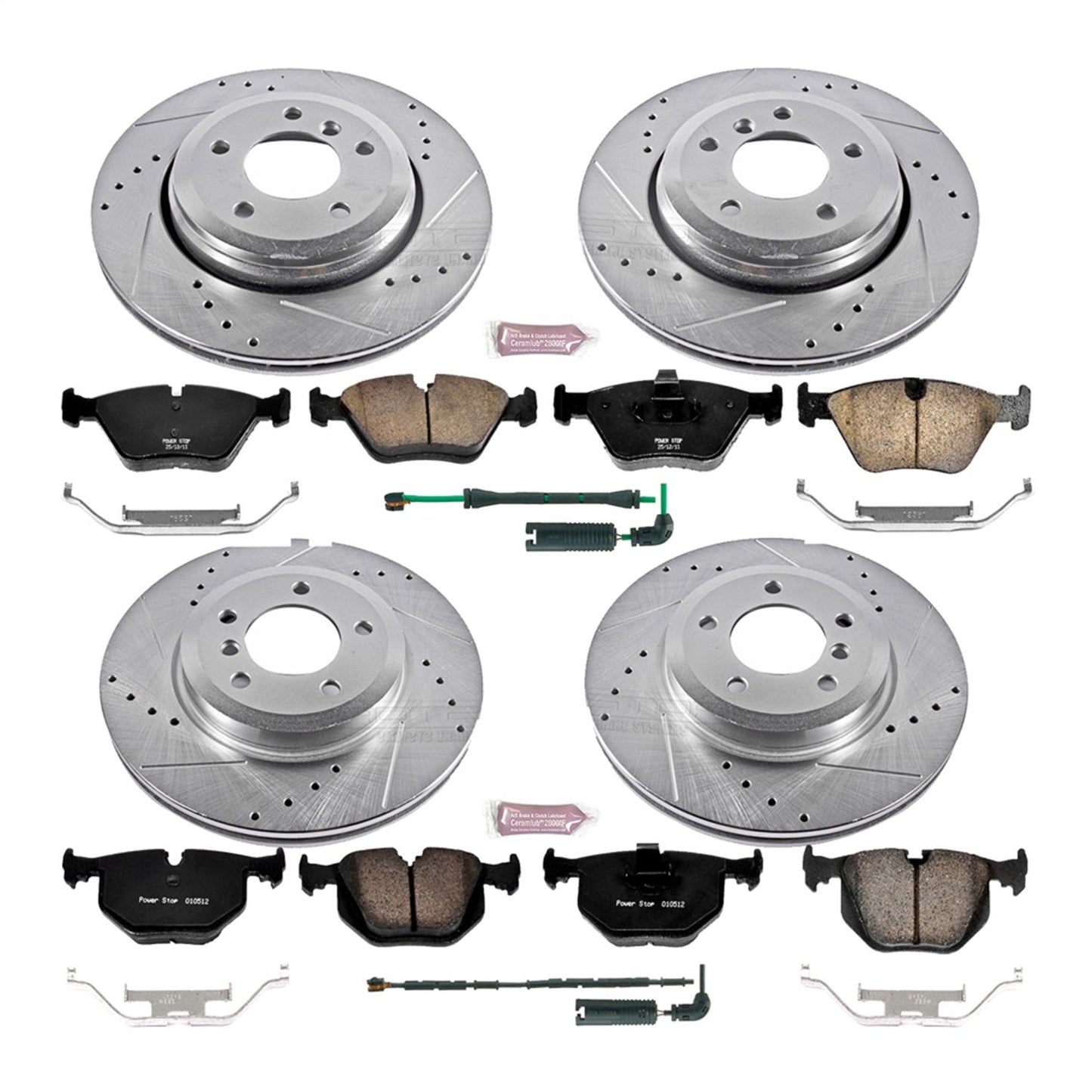 PowerStop Front & Rear Z23 Evolution Sport Brake Kit | BMW 330Ci (01-06) (K5728)